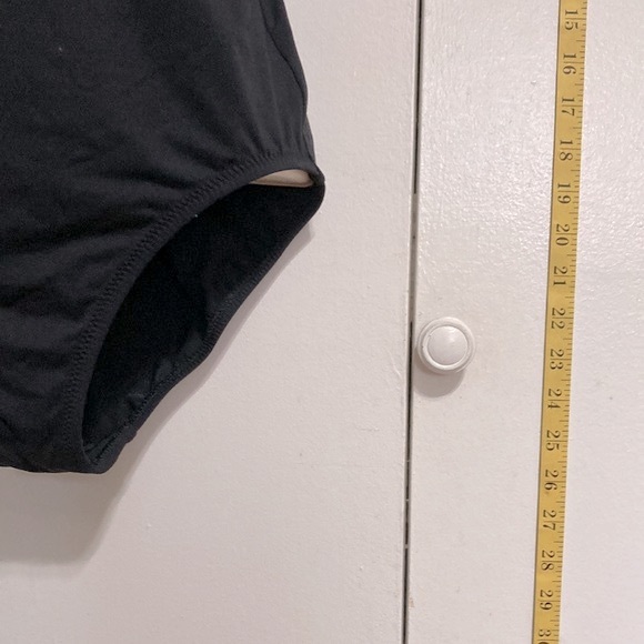 LANDS END CANVAS 1963 Black One Piece Swimsuit Womens 8 - Picture 5 of 13